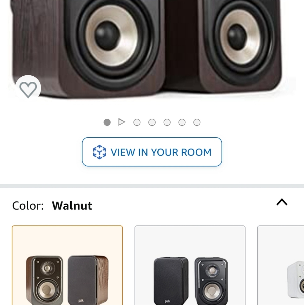 Polk Signature Elite ES10 Surround Loudspeaker(Walnut)
